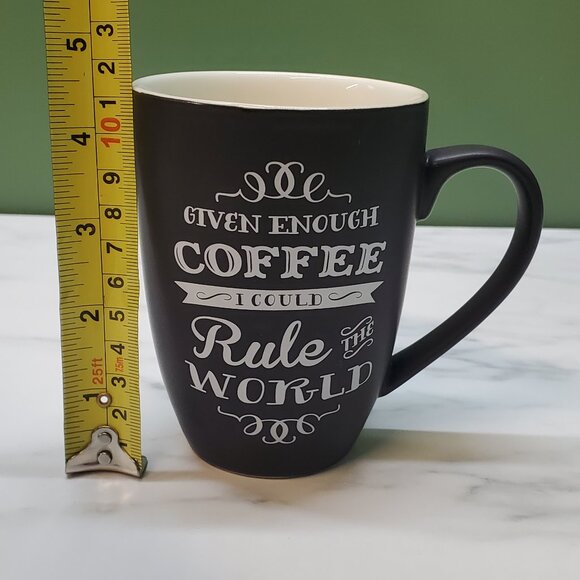 Mug - Urban Barn Black Coffee Mug with Inspirational Quote - Picture 8 of 8